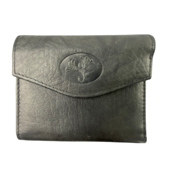 Buxton black full cowhide leather bifold wallet - Picture 1 of 8